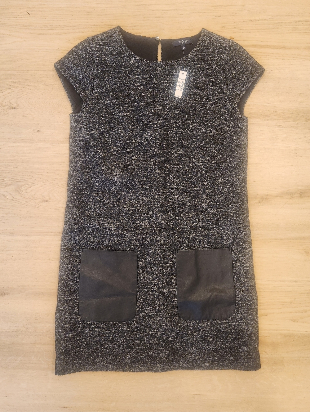 Madewell | Leather Pocket Installation Dress